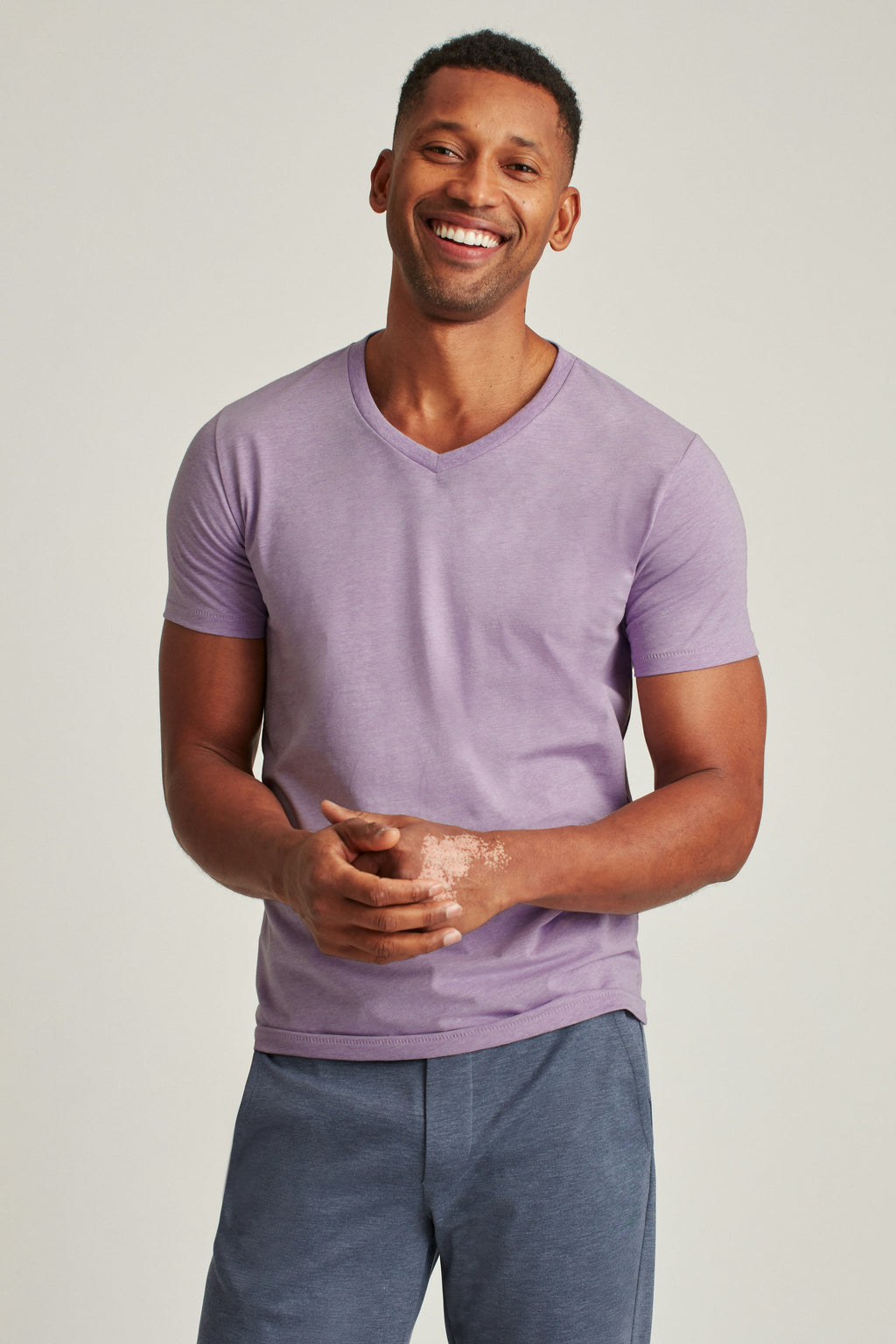 Soft Everyday Tee - heather lavender