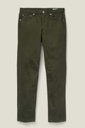 Italian Brushed 5-Pocket Pants - grape leaf green
