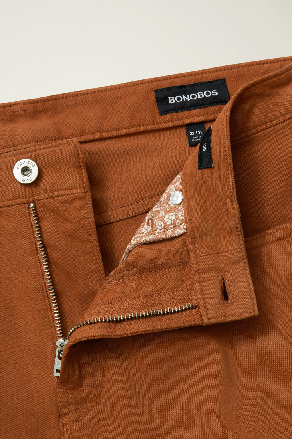 Italian Brushed 5-Pocket Pants
