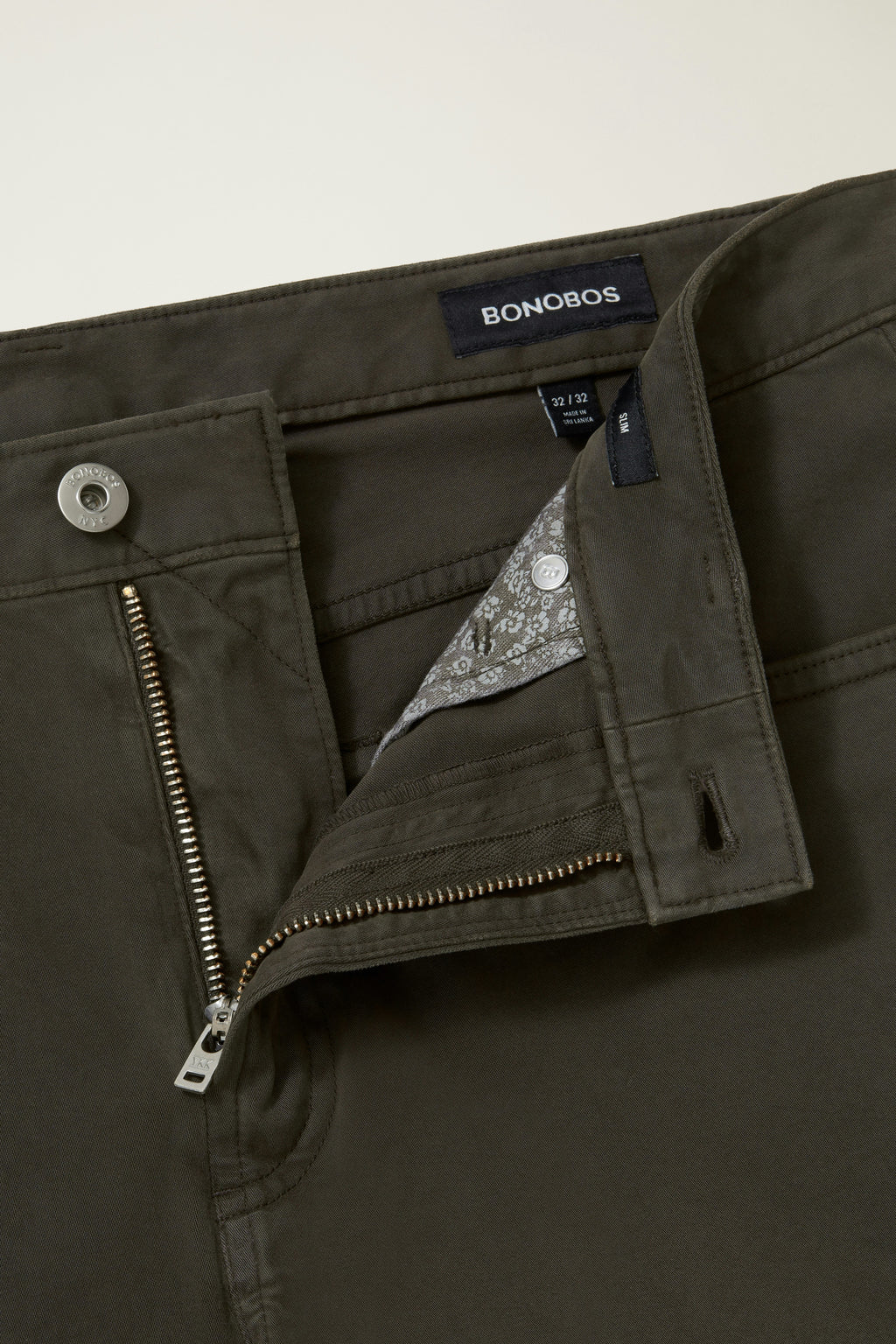 Italian Brushed 5-Pocket Pants
