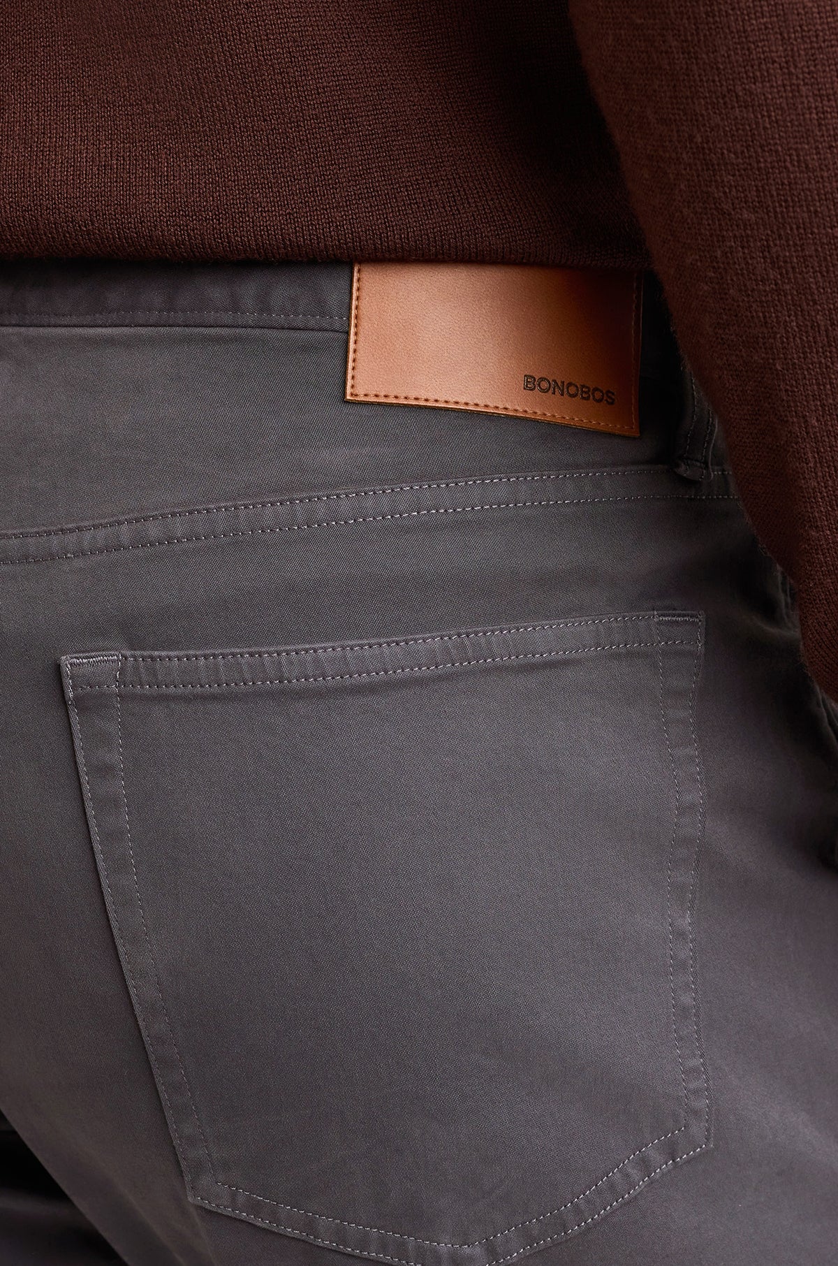 Italian Brushed 5-Pocket Pants