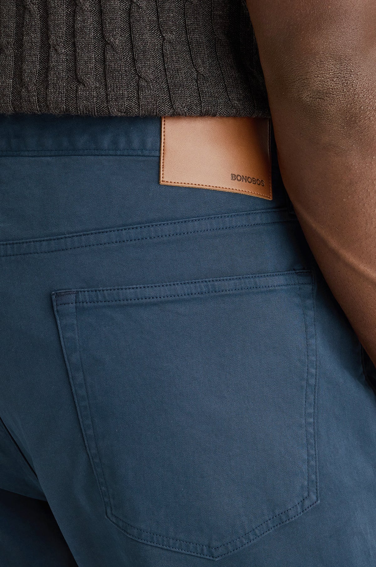Italian Brushed 5-Pocket Pants