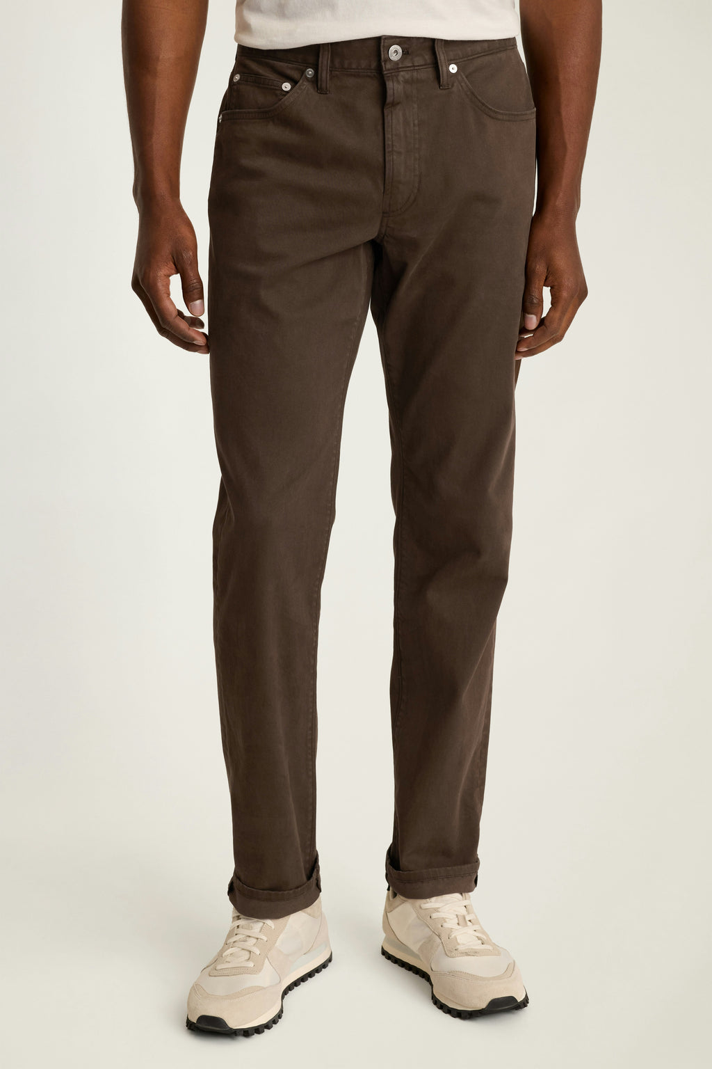 Italian Brushed 5-Pocket Pants