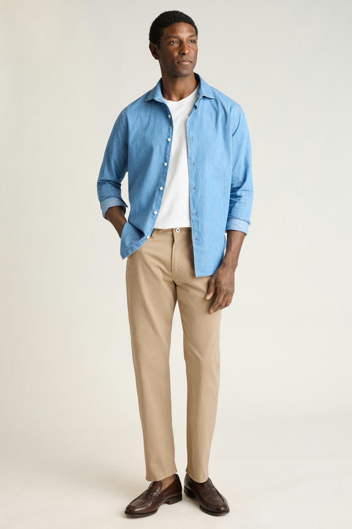 Italian Brushed 5-Pocket Pants