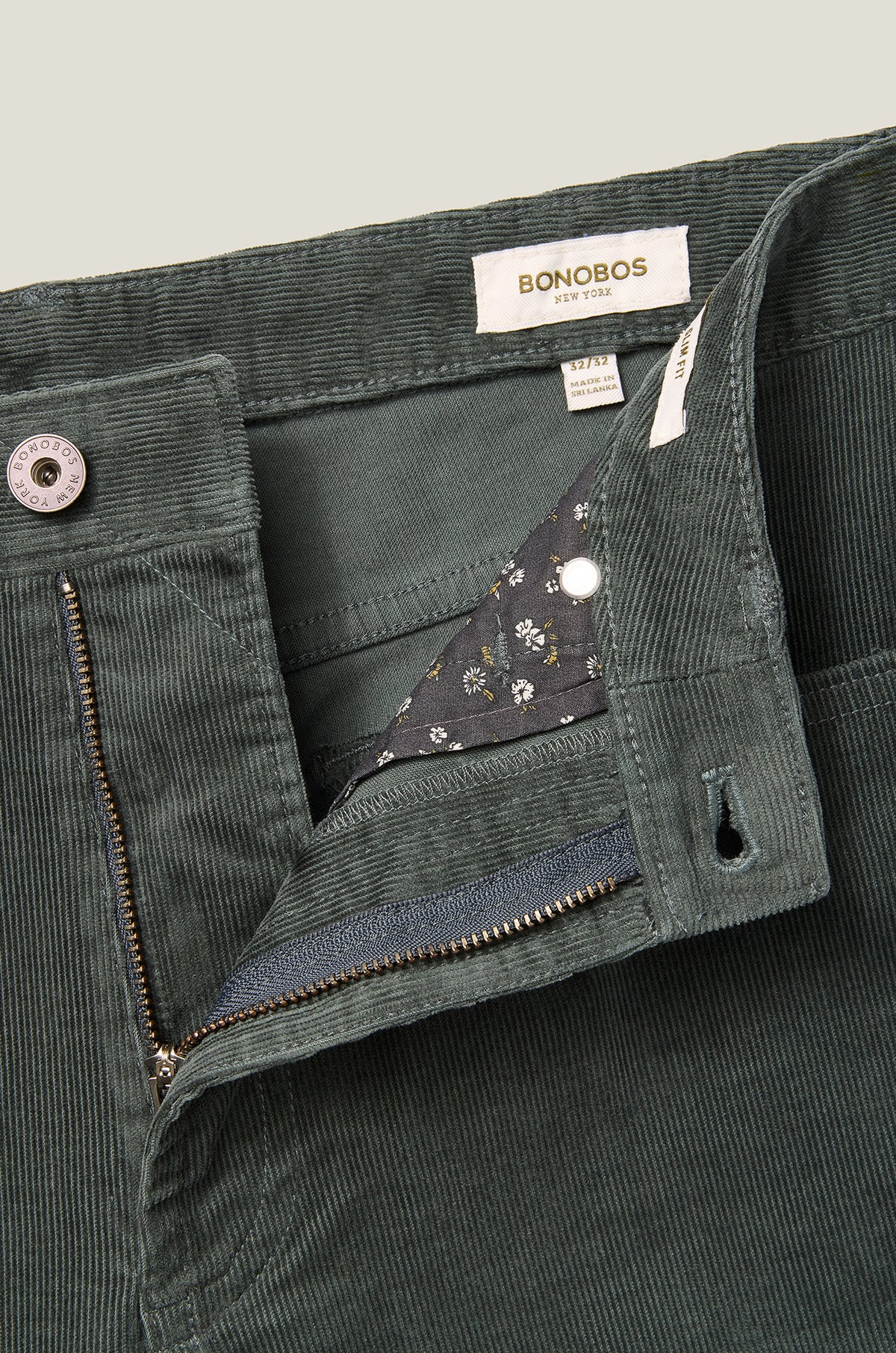 Corduroy 5-Pocket Pants