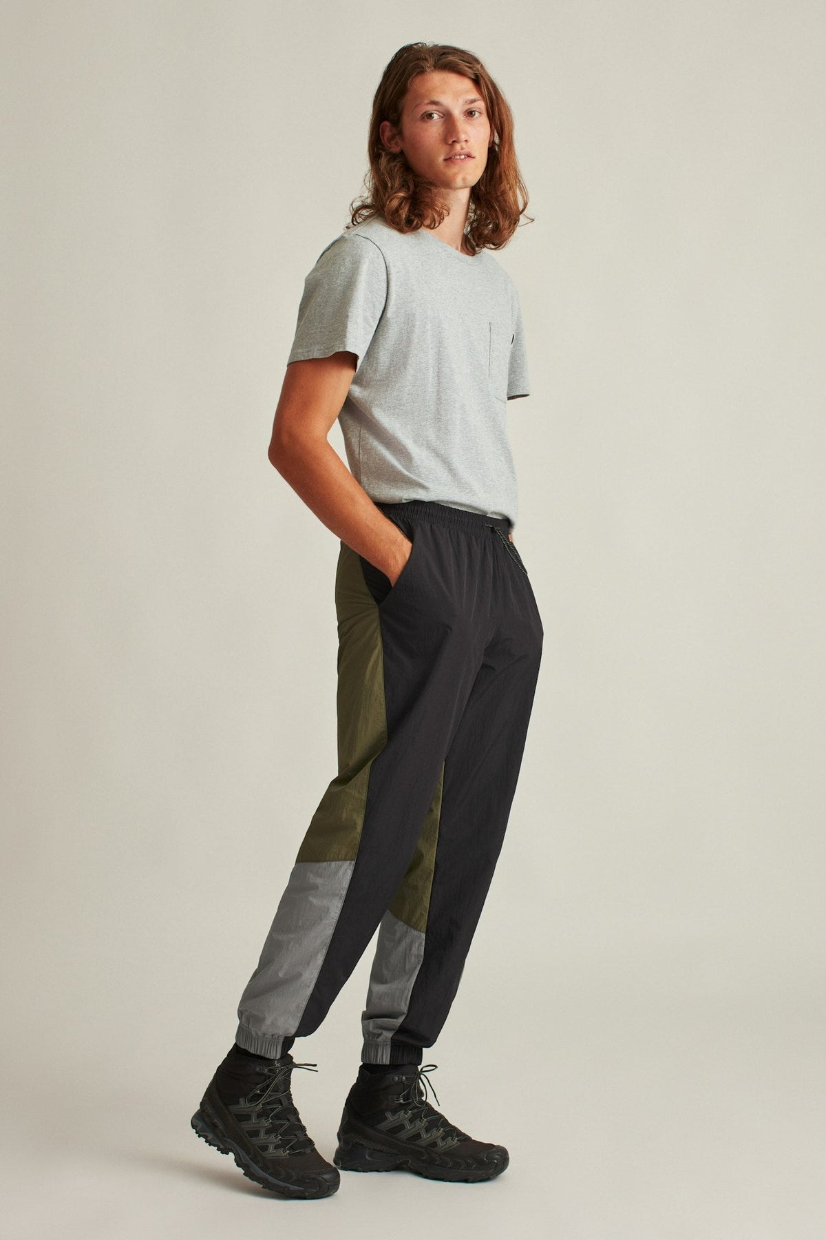 Nylon Windbreaker Pant