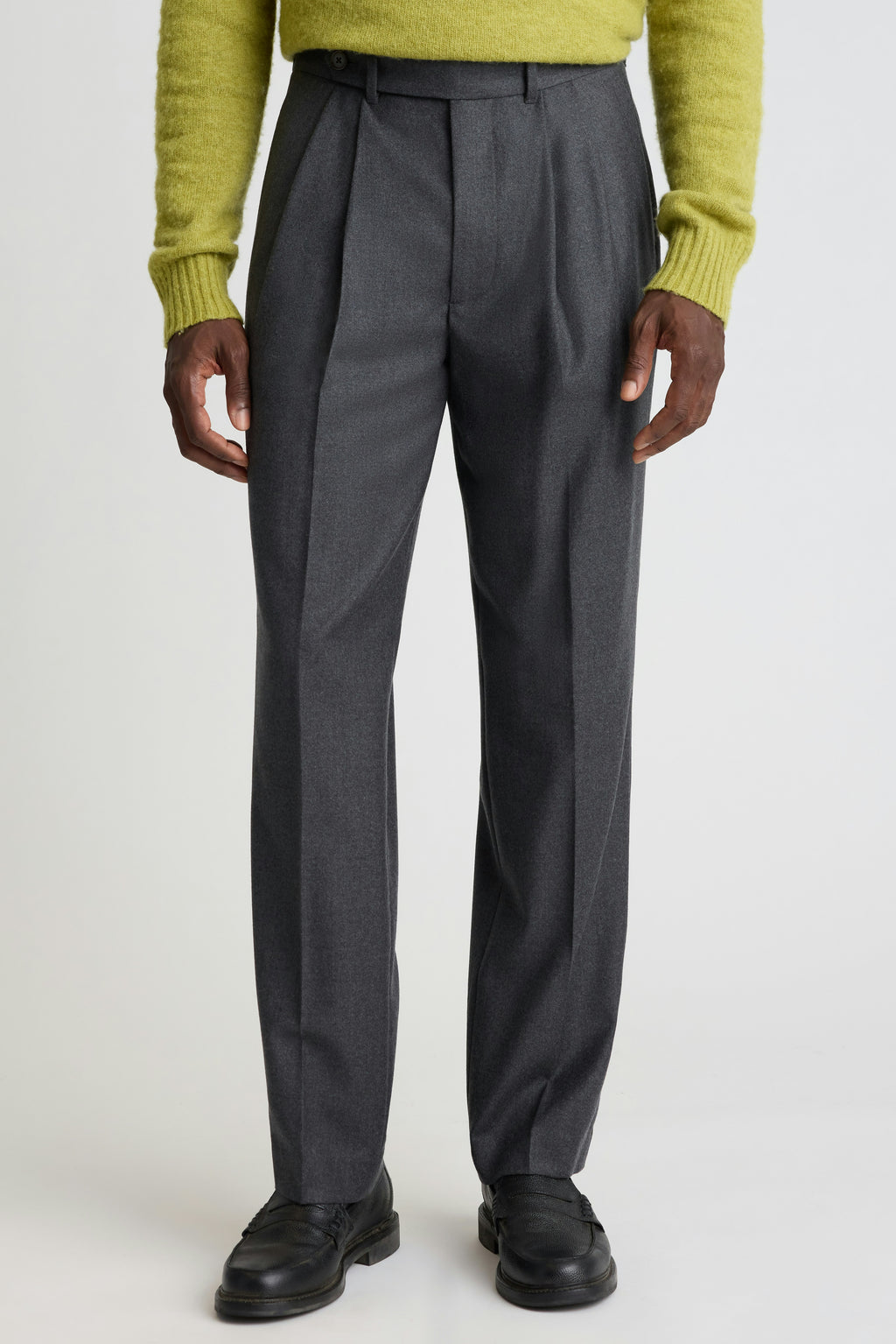 Italian Pleated Wool Trouser