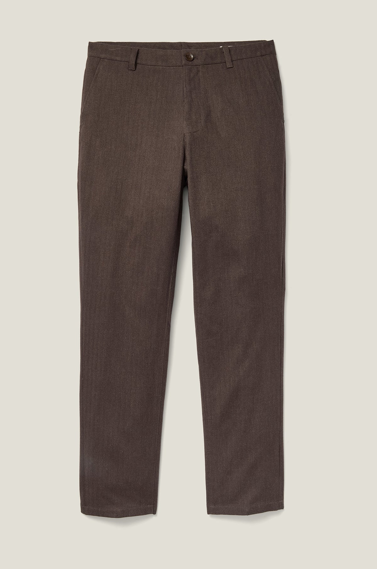 Brushed Herringbone Chino