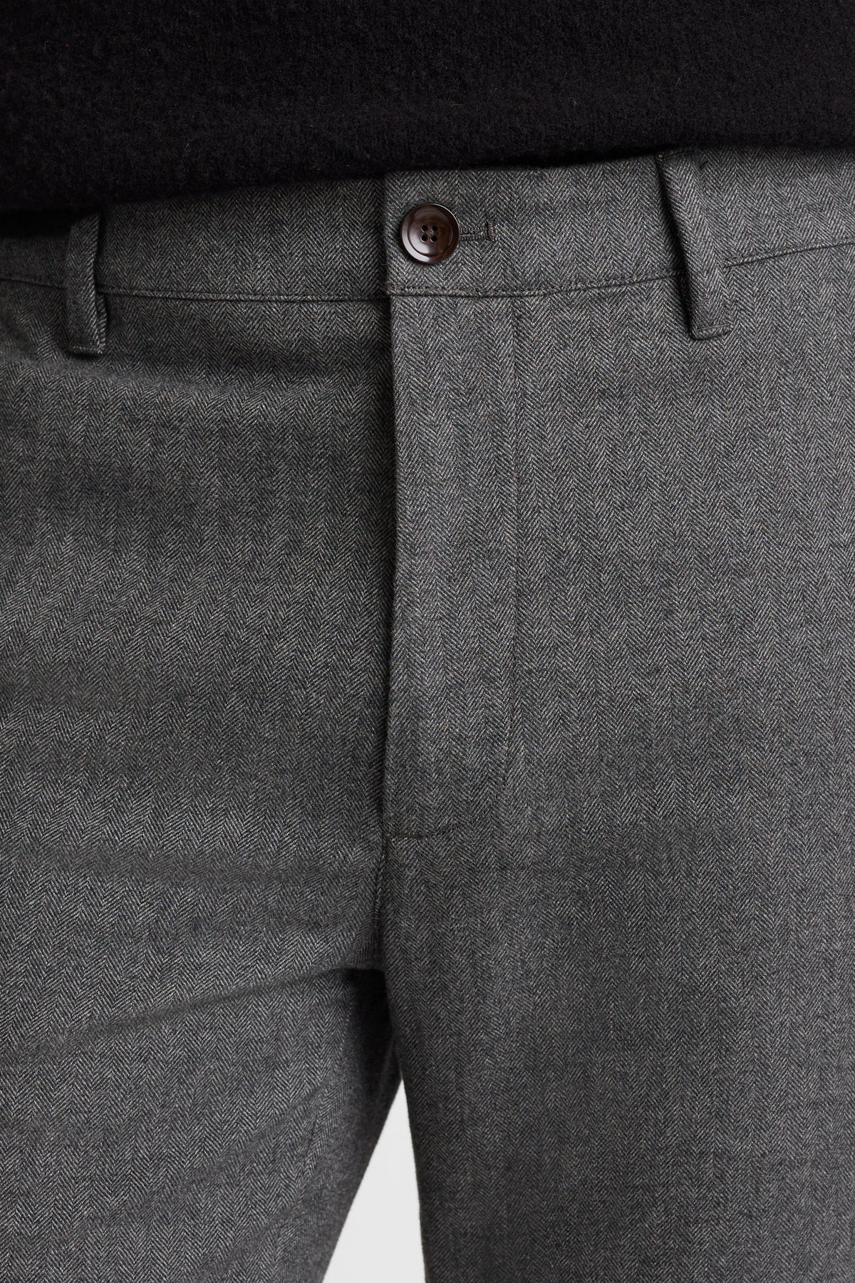 Brushed Herringbone Chino