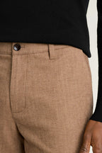 Brushed Herringbone Chino