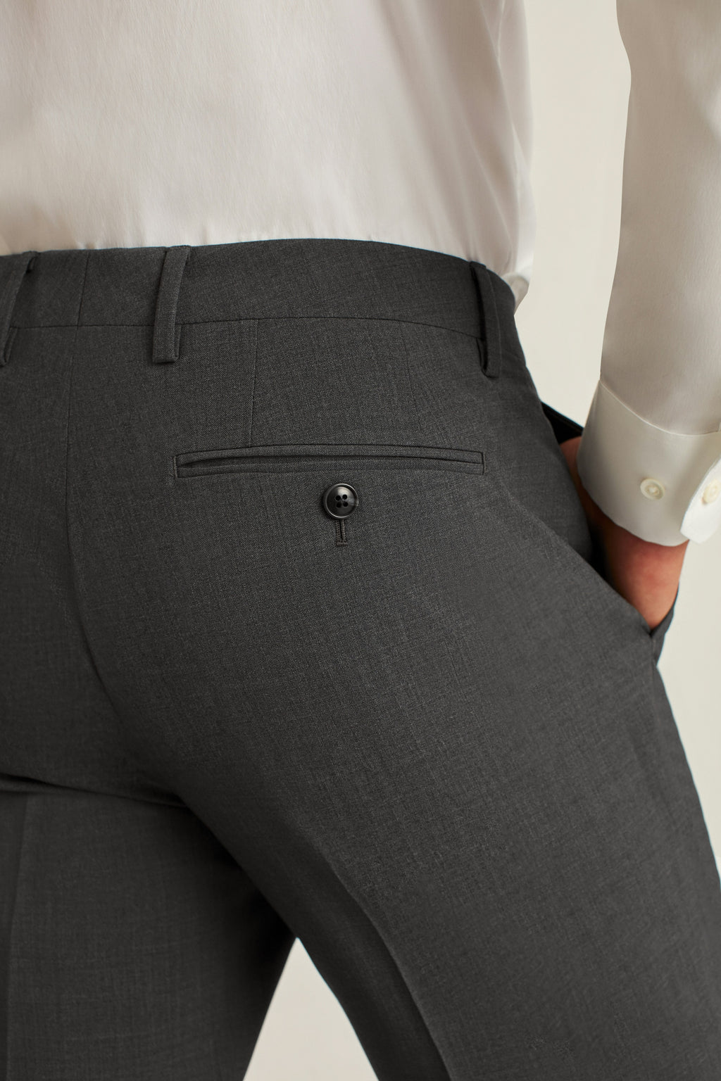 Italian Stretch Wool Dress Pants