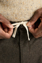 Wool Drawstring Trouser