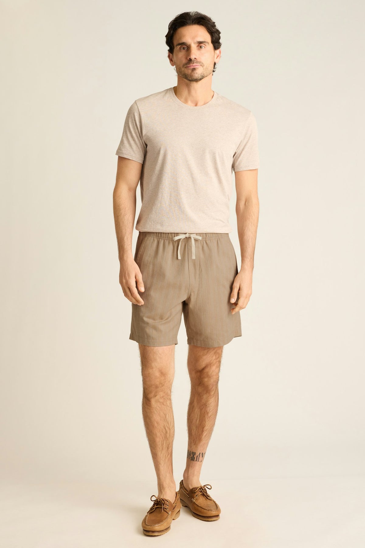 Nomad Short - khaki stripe