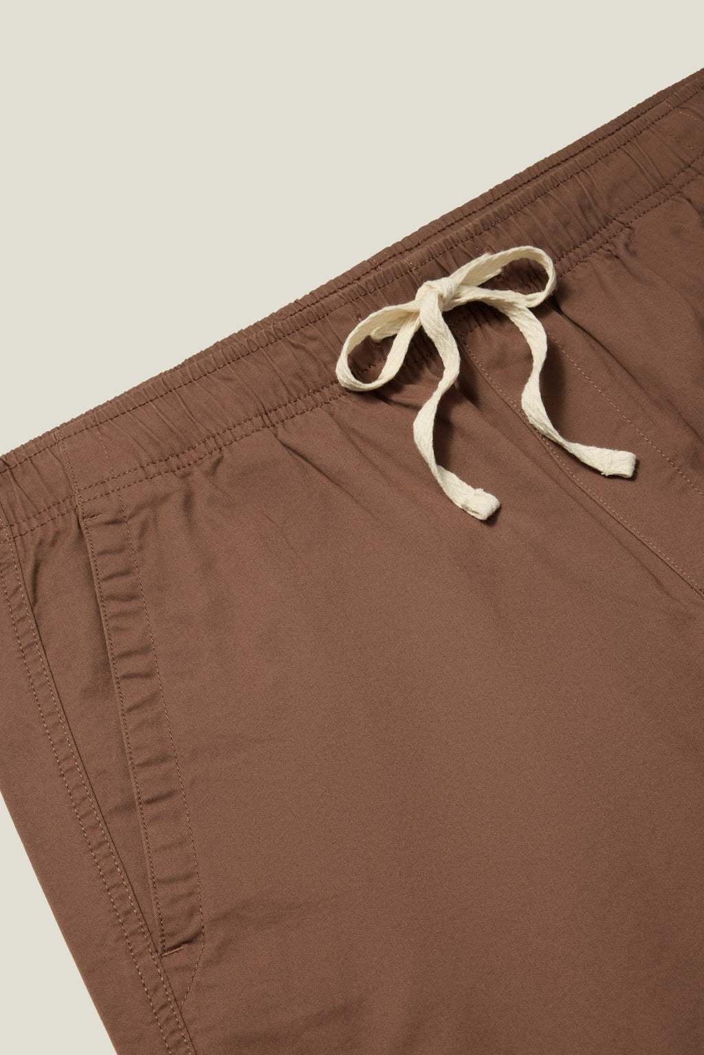 Nomad Short - brown olive leaf embroidery
