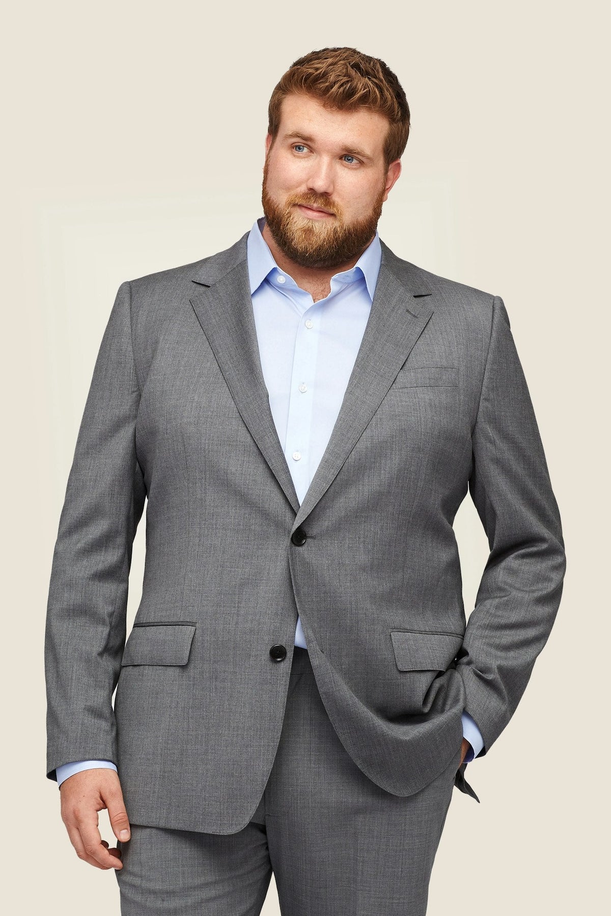 Jetsetter Stretch Wool Suit Jacket Extended Sizes