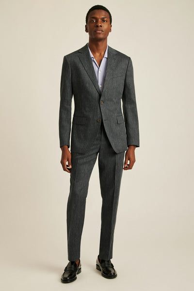 Italian Stretch Linen Suit Jacket