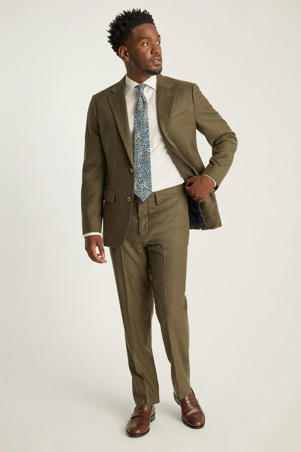 Jetsetter Italian Brushed Wool Blazer