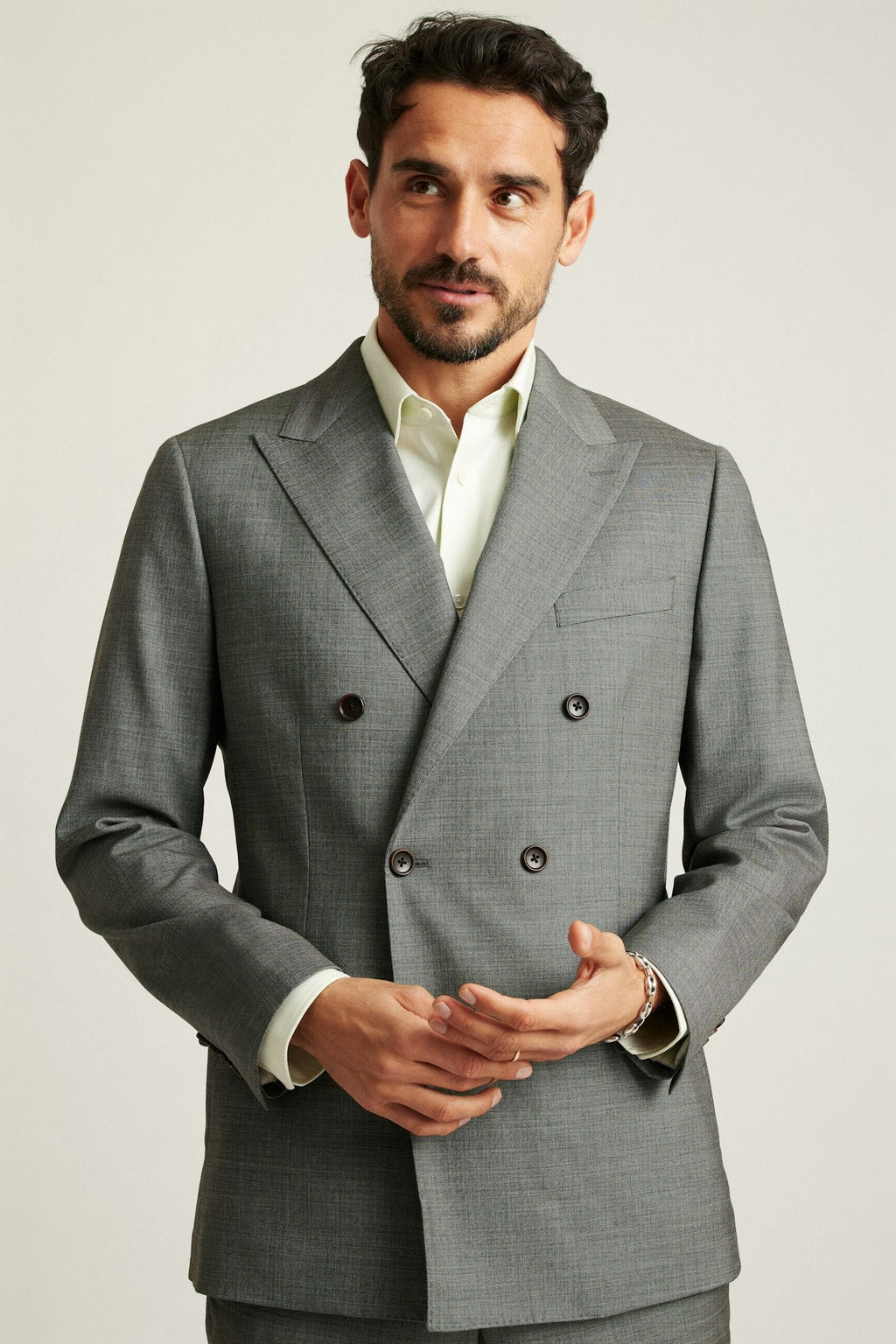Jetsetter Italian Wool Double Breasted Blazer
