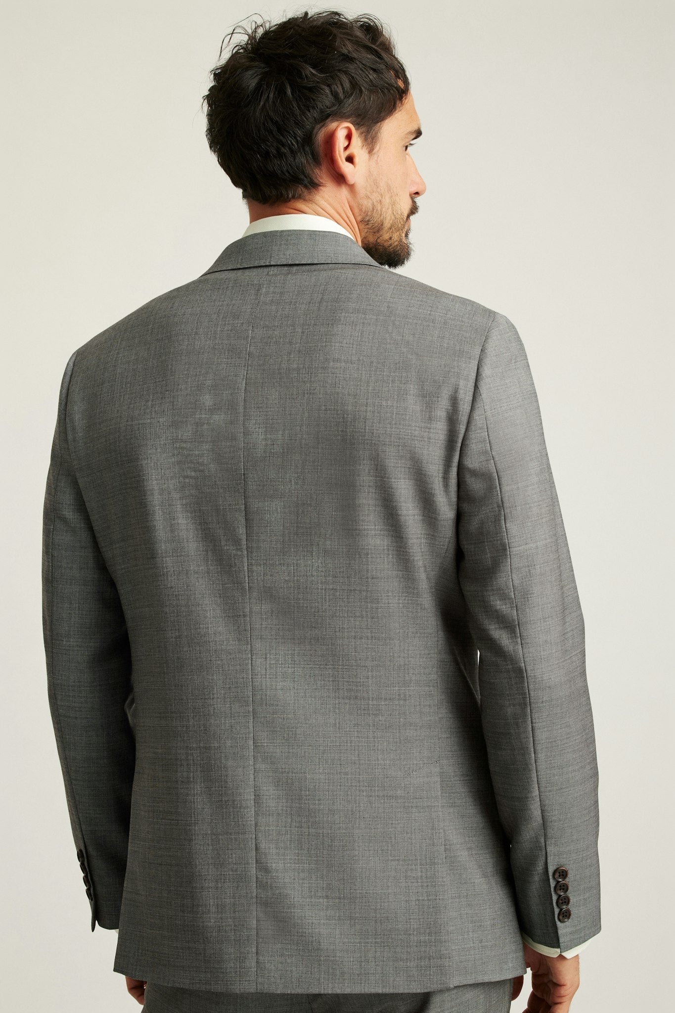 laubeblanc Double breasted Blazer グレー Jetsetter Italian Wool Double-Breasted Blazer – Bonobos