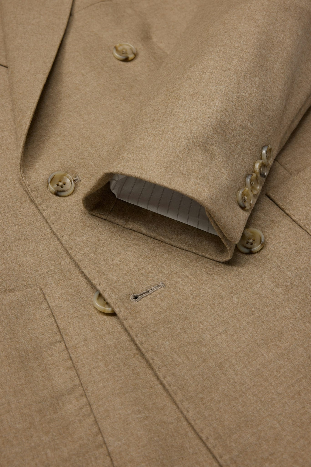 Jetsetter Italian Flannel Double Breasted Blazer