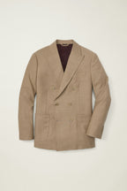 Jetsetter Italian Flannel Double Breasted Blazer