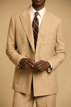 Jetsetter Italian Flannel Double Breasted Blazer