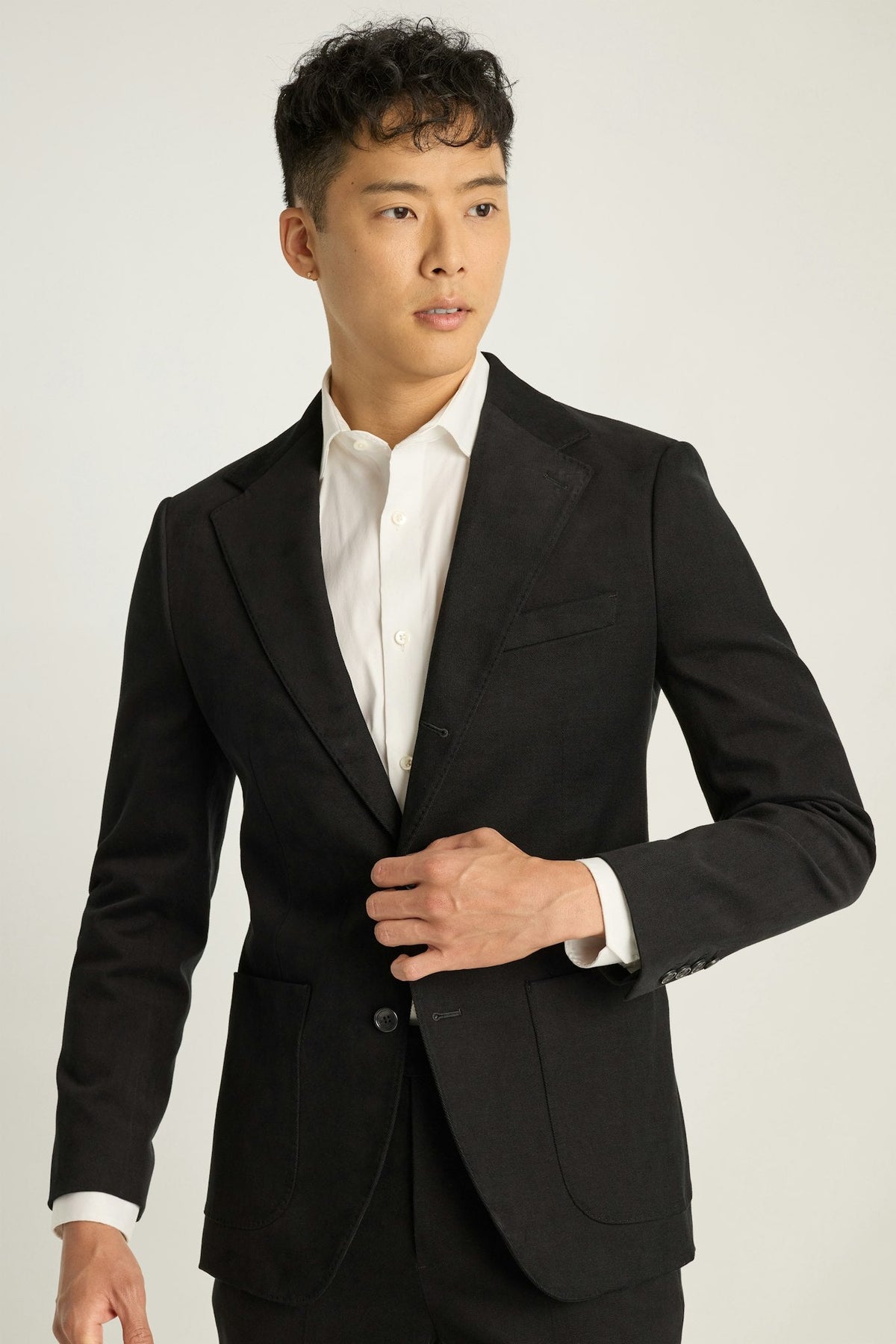 Jetsetter Italian Brushed Cotton Blazer