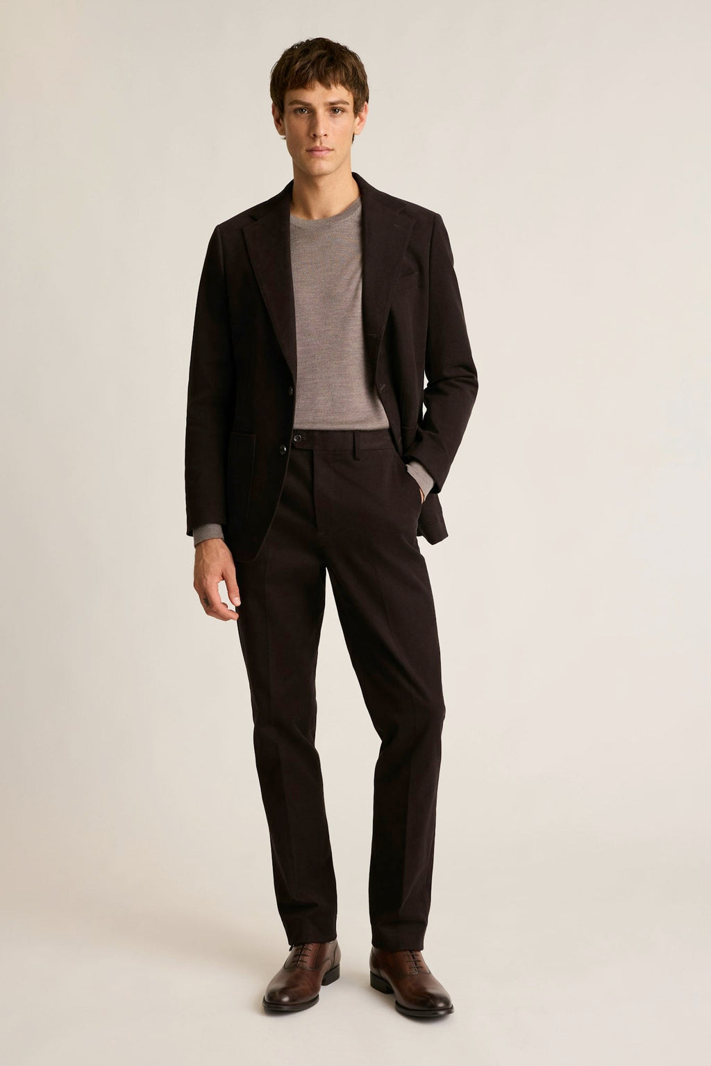 Jetsetter Italian Brushed Cotton Blazer