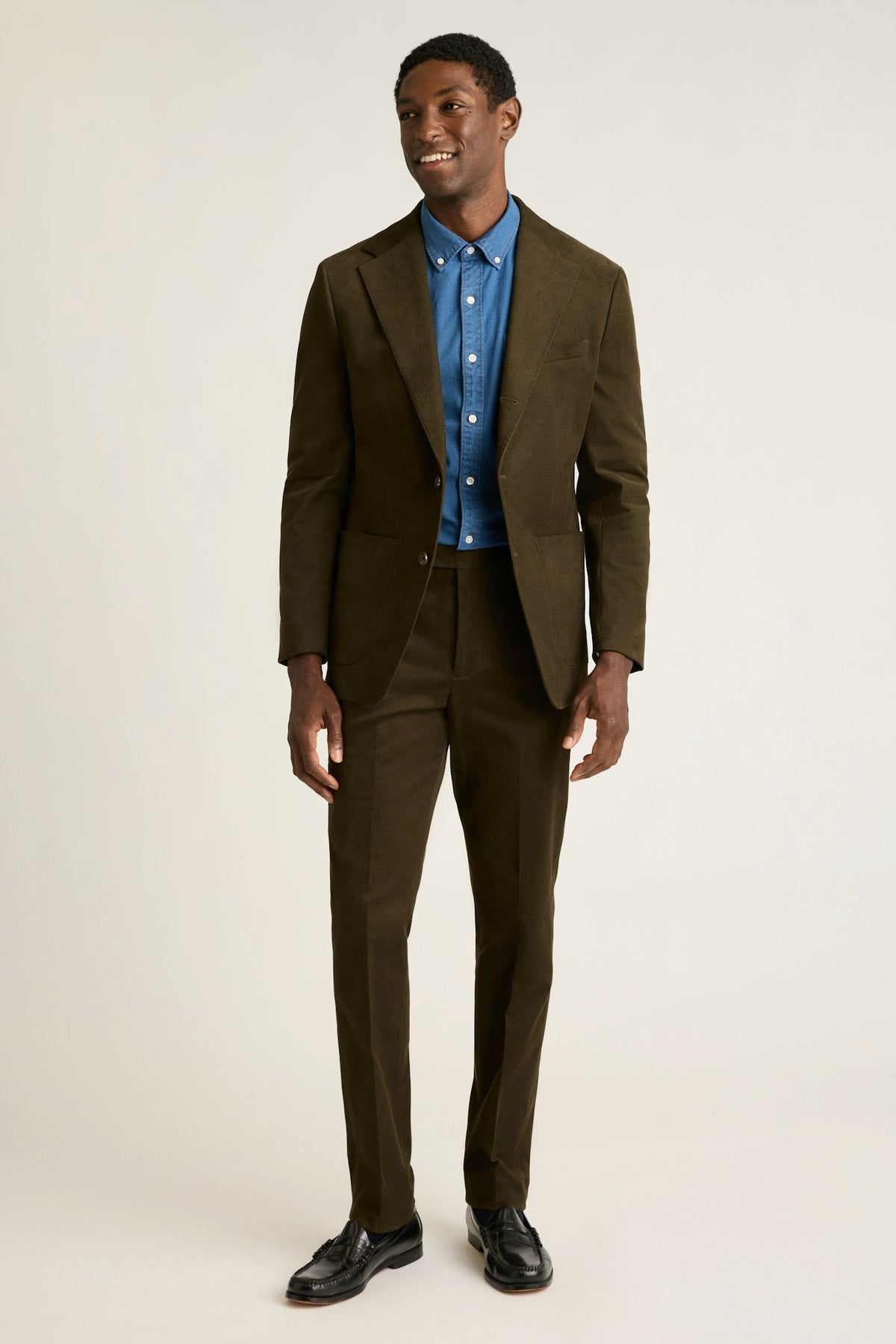 Jetsetter Italian Brushed Cotton Blazer