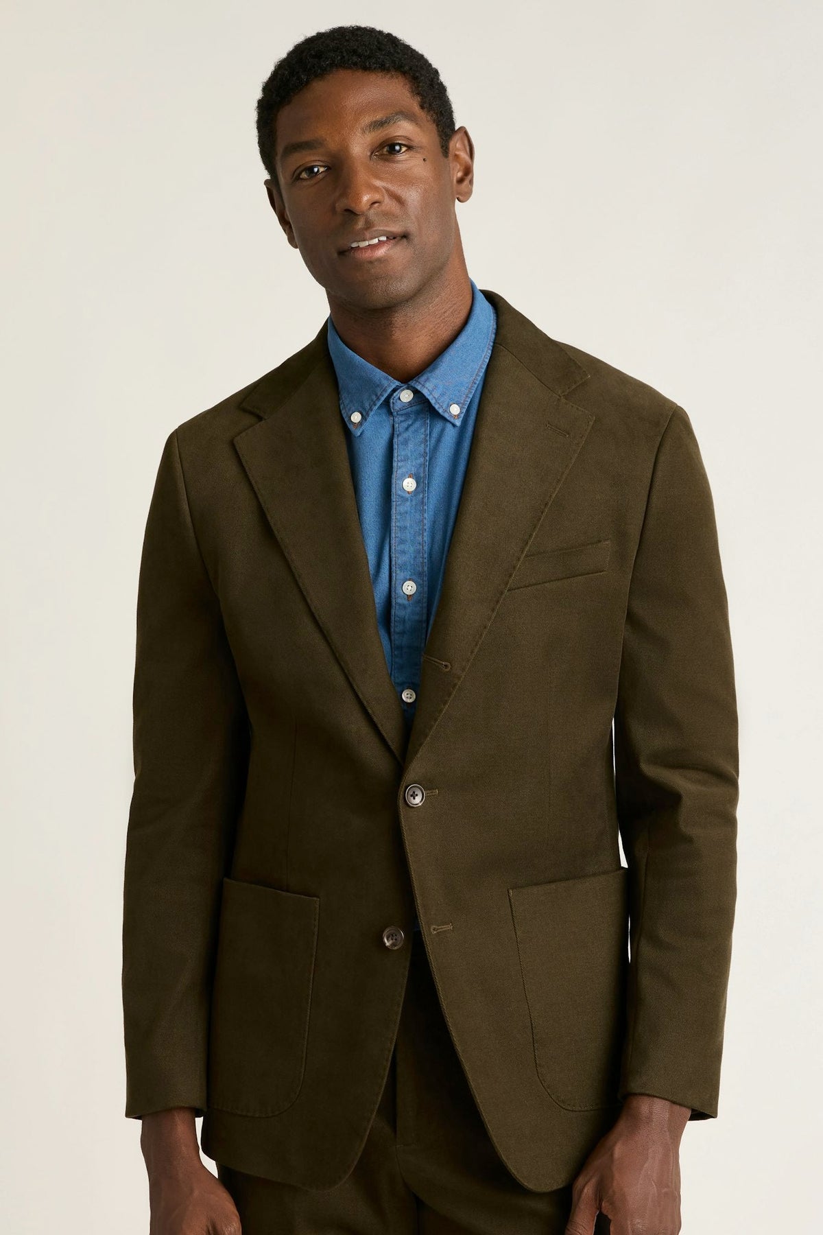 Jetsetter Italian Brushed Cotton Blazer