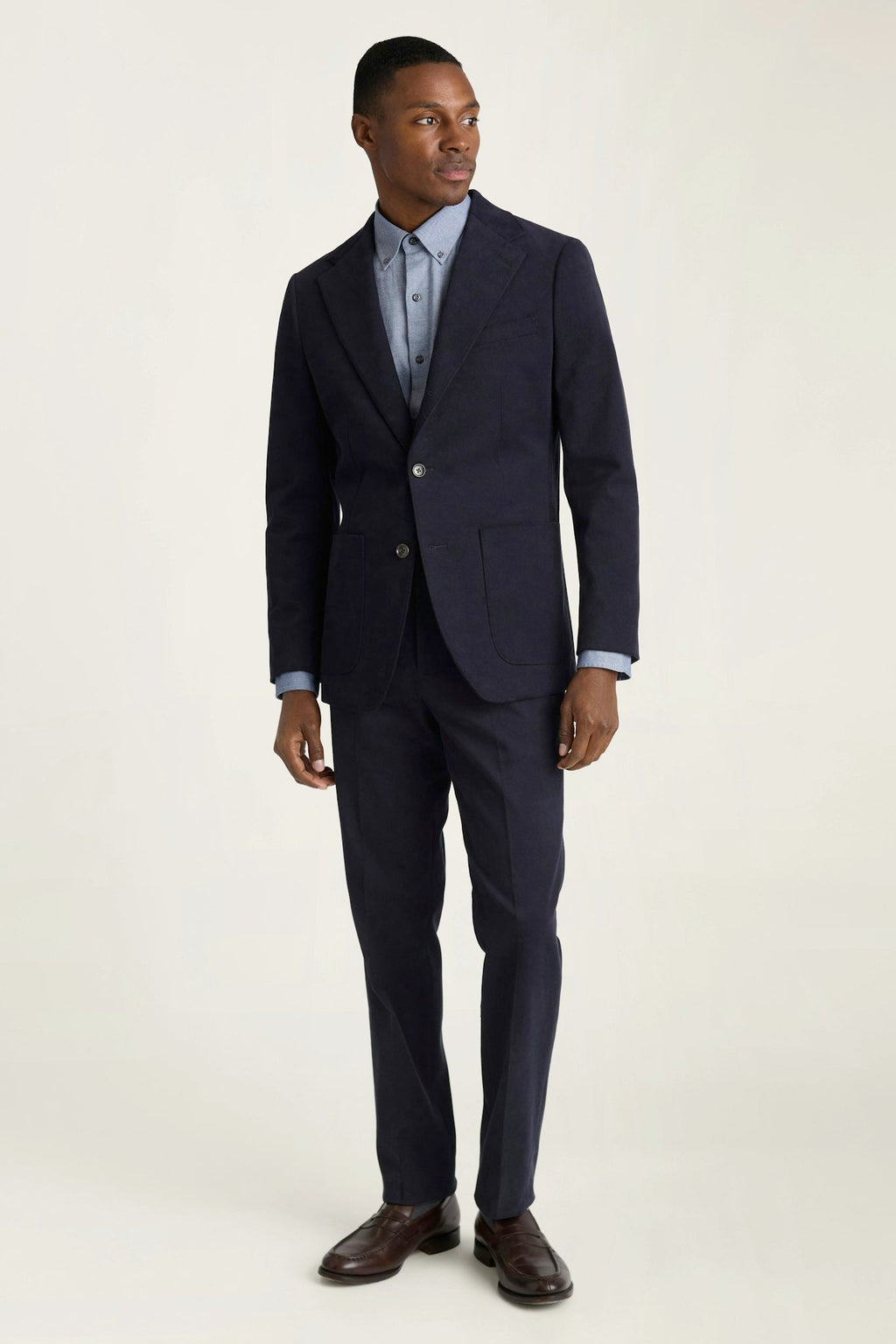 Jetsetter Italian Brushed Cotton Blazer