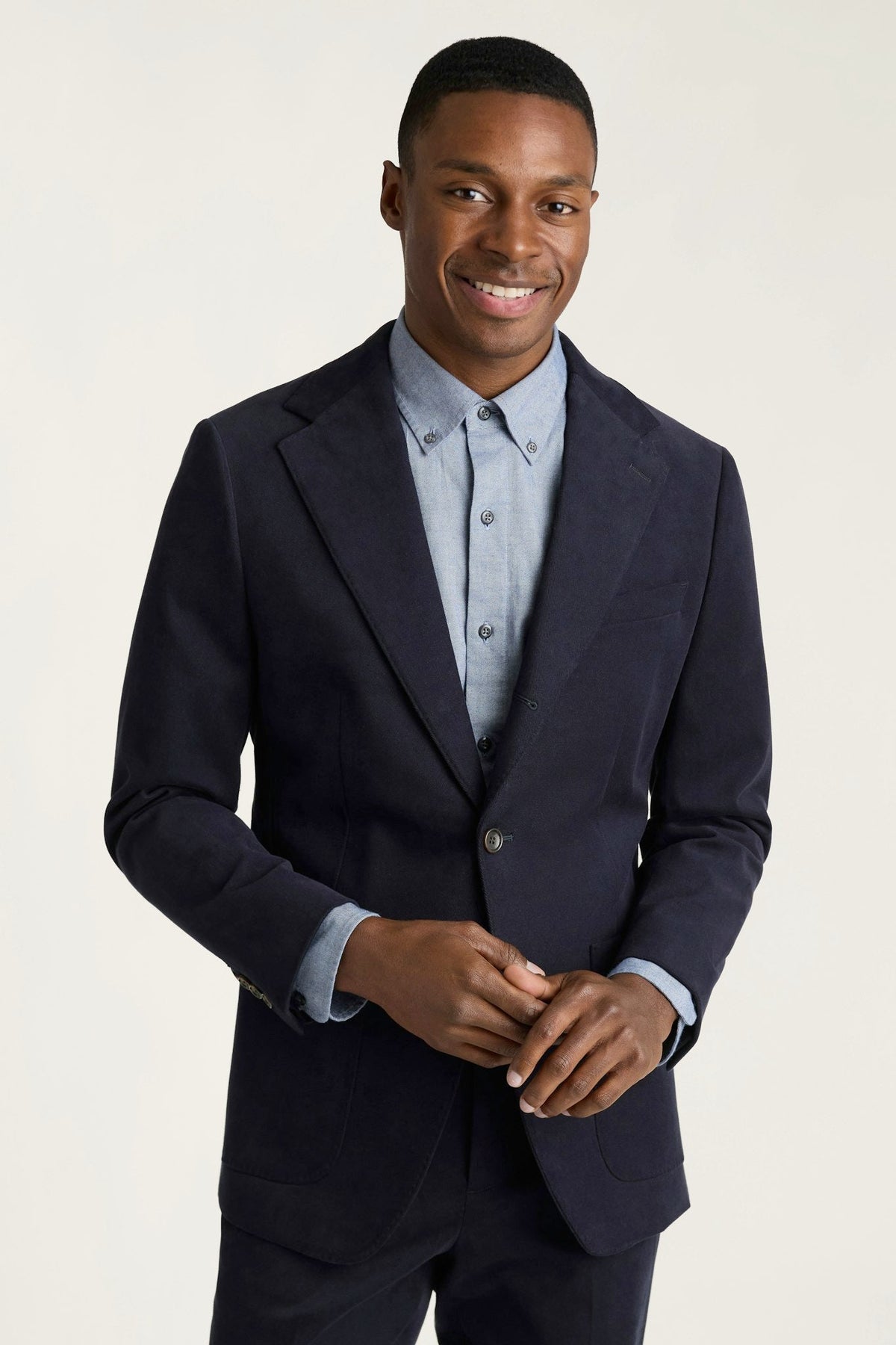 Jetsetter Italian Brushed Cotton Blazer