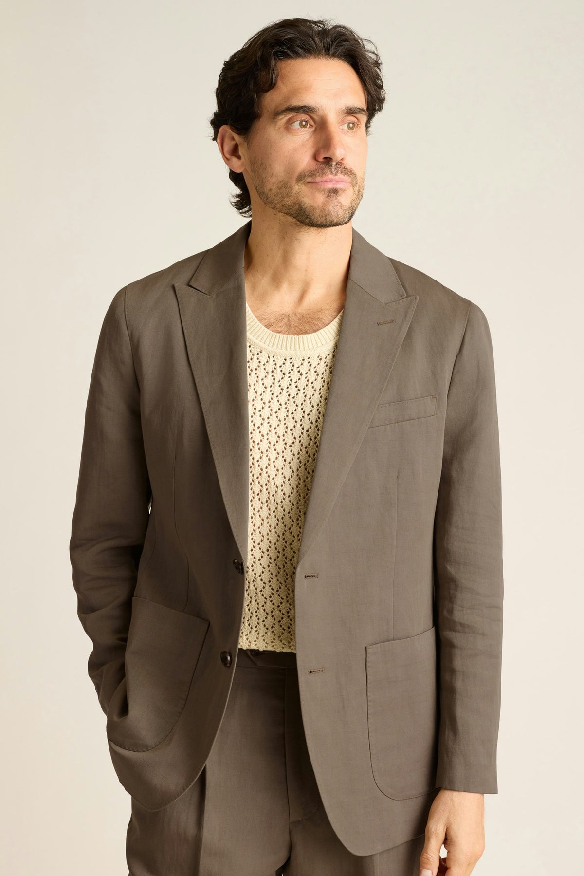 Cooper Italian Linen Tencel Blazer