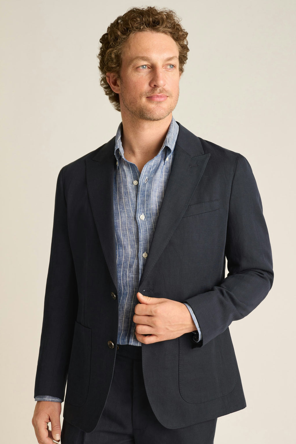Cooper Italian Linen Tencel Blazer