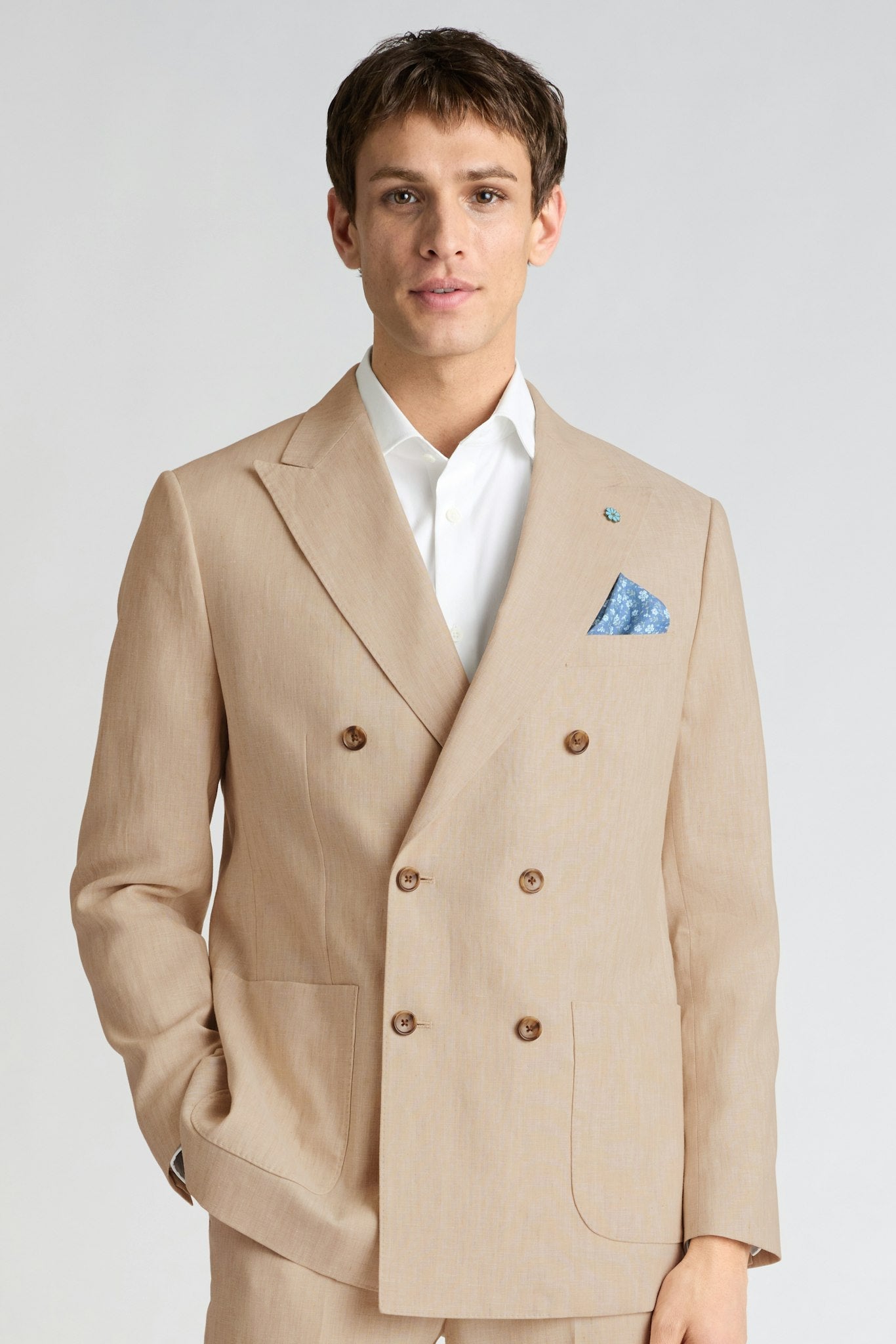 Jetsetter Italian Linen Double Breasted Blazer – Bonobos