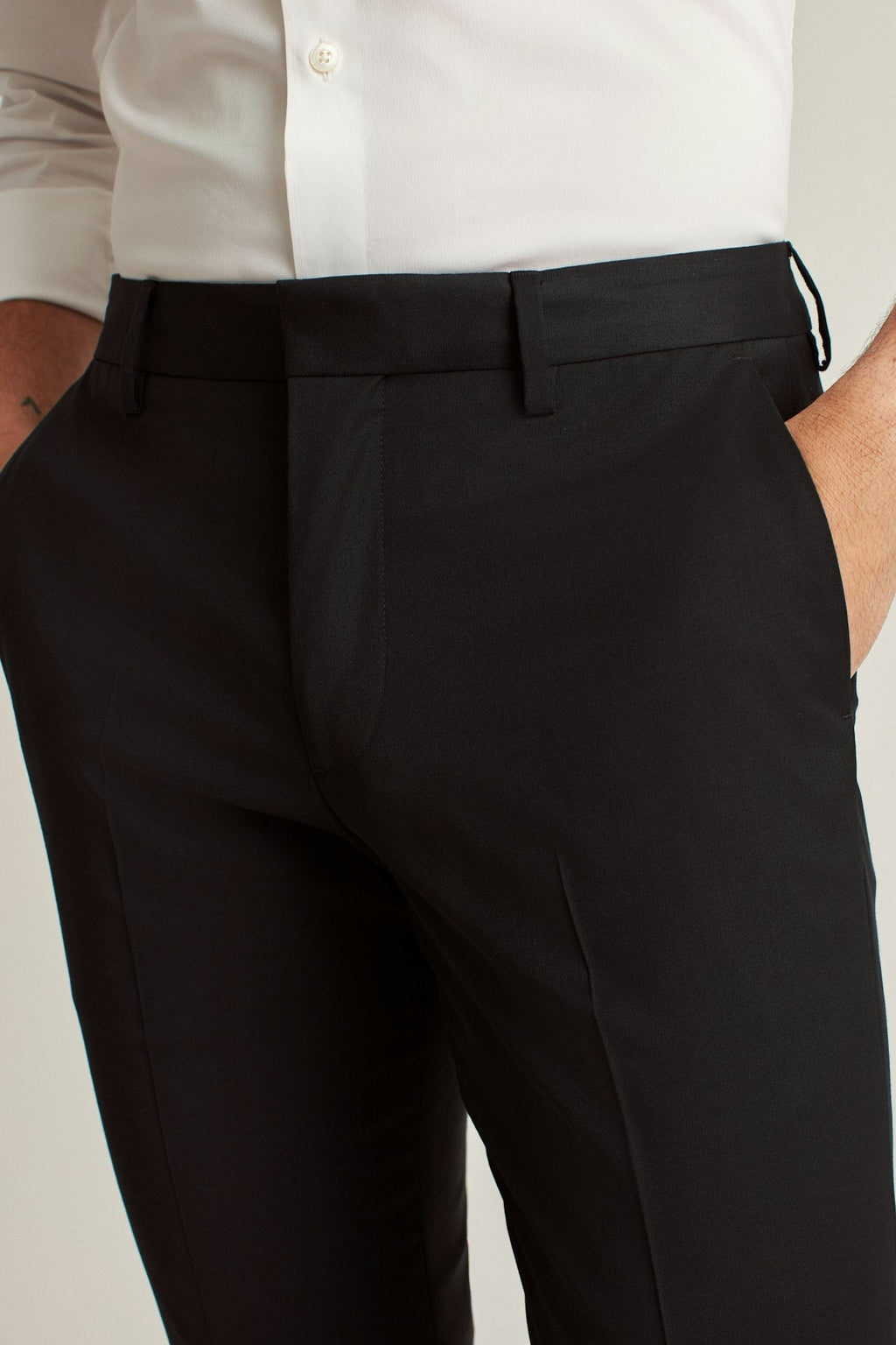 Jetsetter Unhemmed Wool Dress Pant