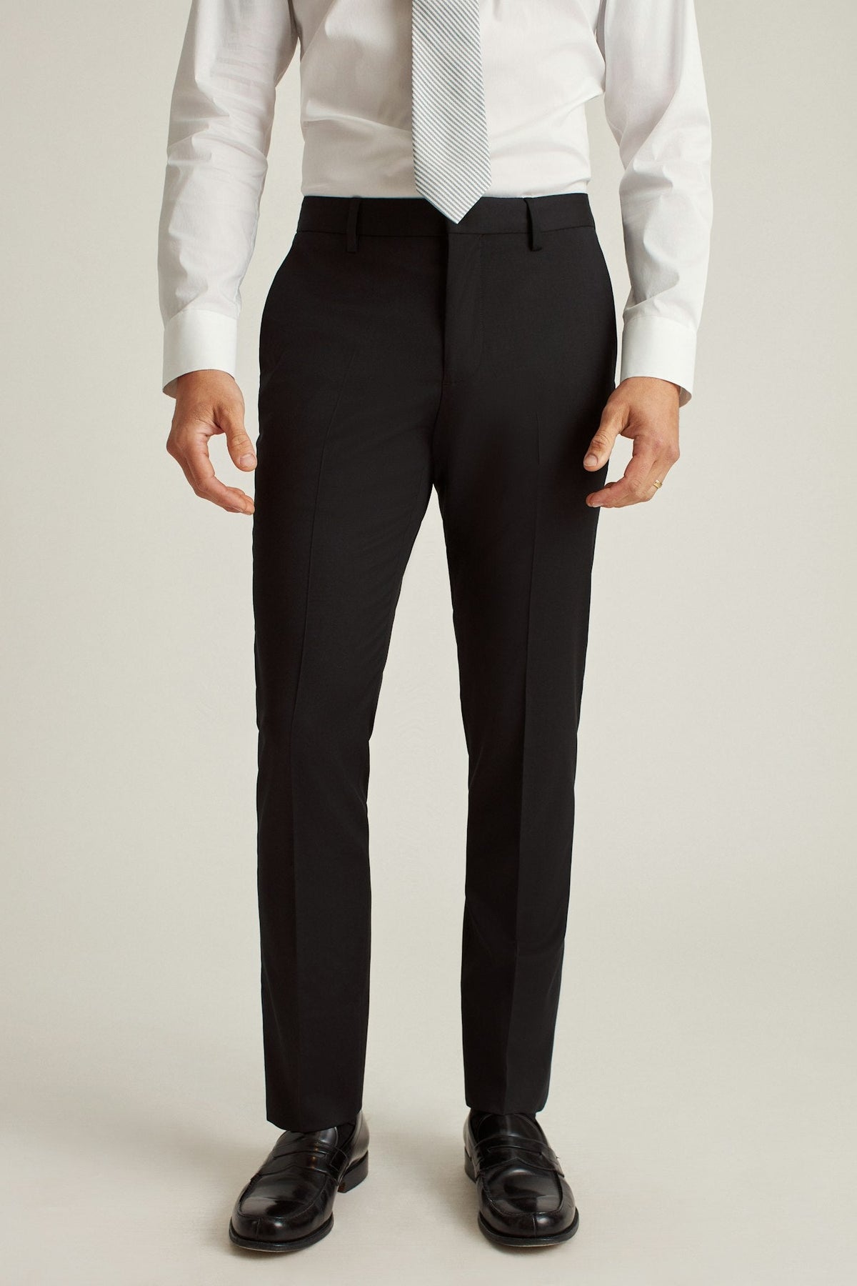 Jetsetter Unhemmed Wool Dress Pant