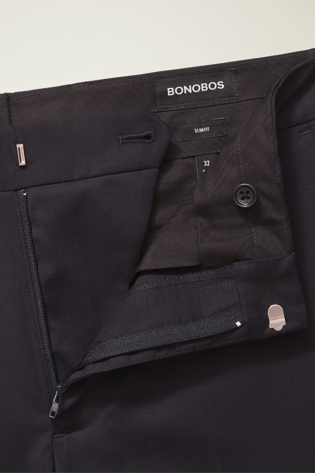 Jetsetter Unhemmed Wool Dress Pant
