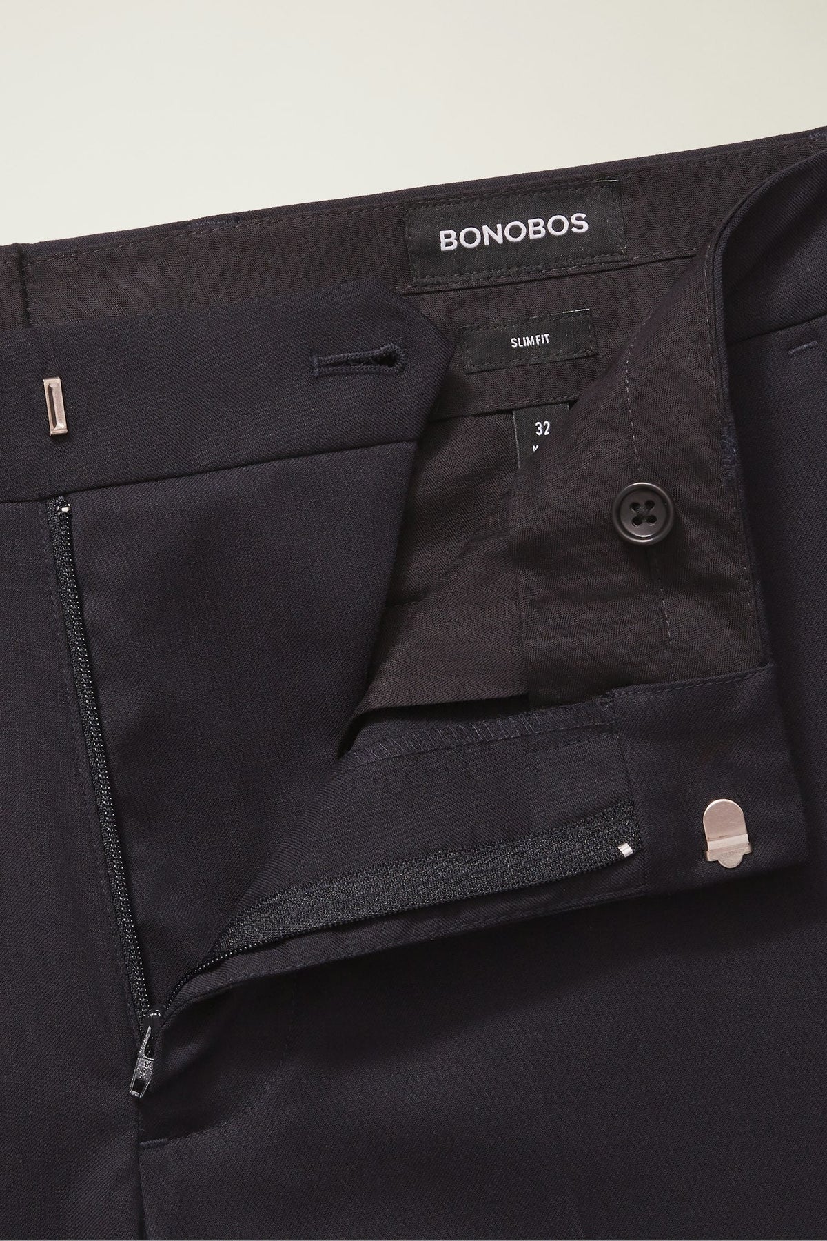 Jetsetter Unhemmed Wool Dress Pant