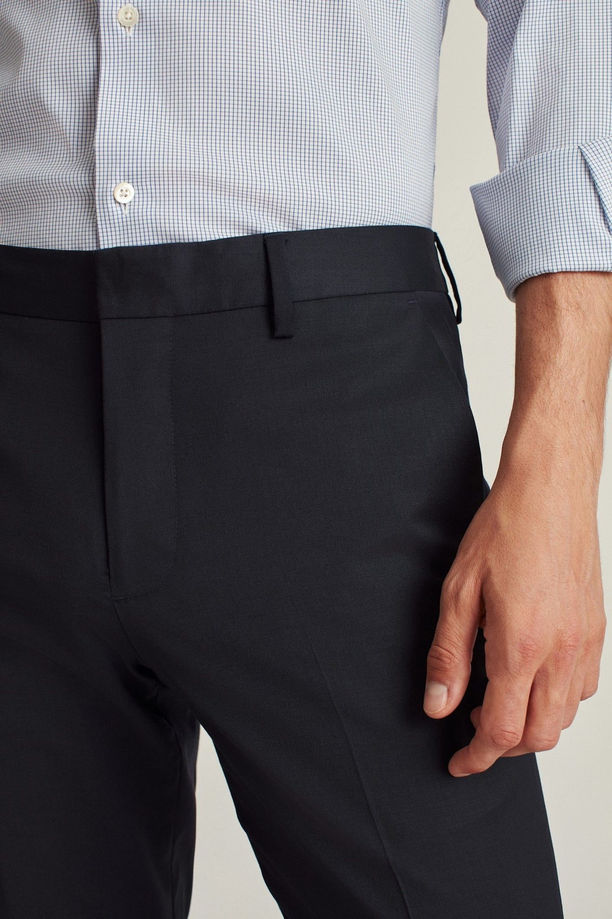 Jetsetter Unhemmed Wool Dress Pant
