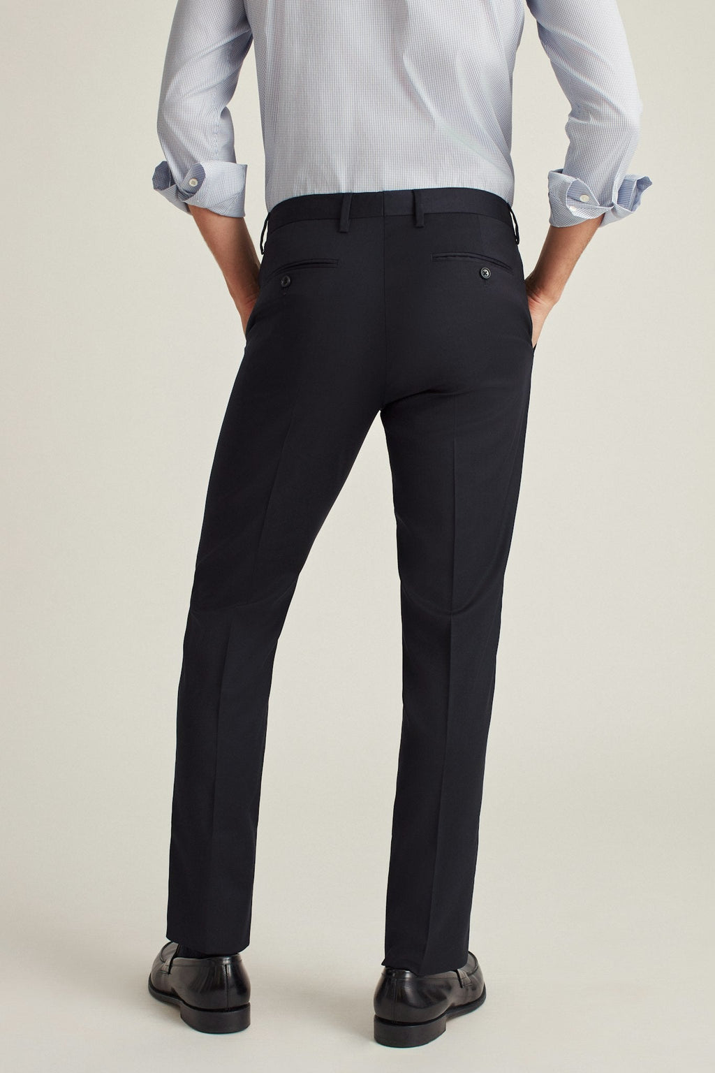 Jetsetter Unhemmed Wool Dress Pant