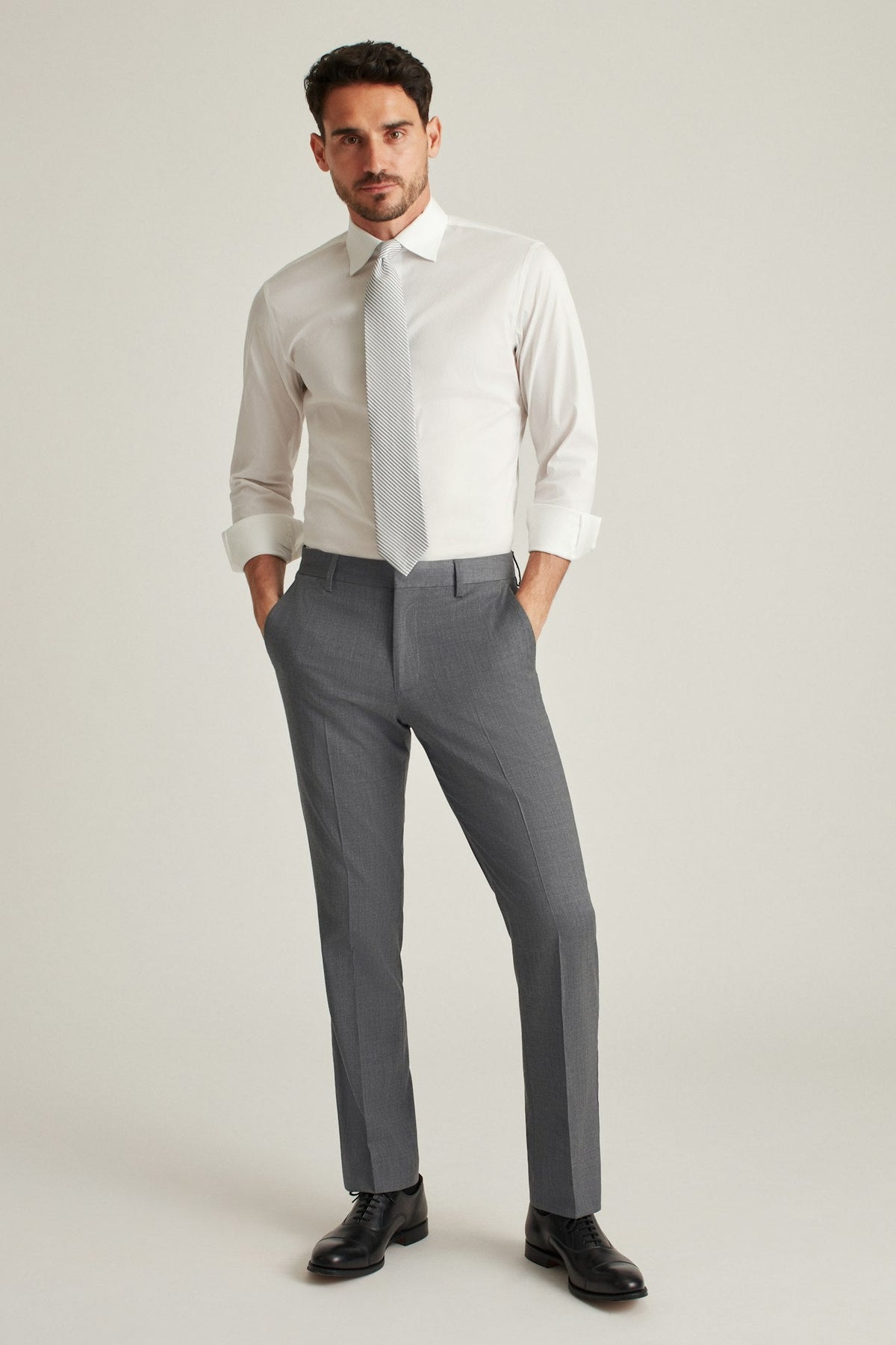 Jetsetter Unhemmed Wool Dress Pant
