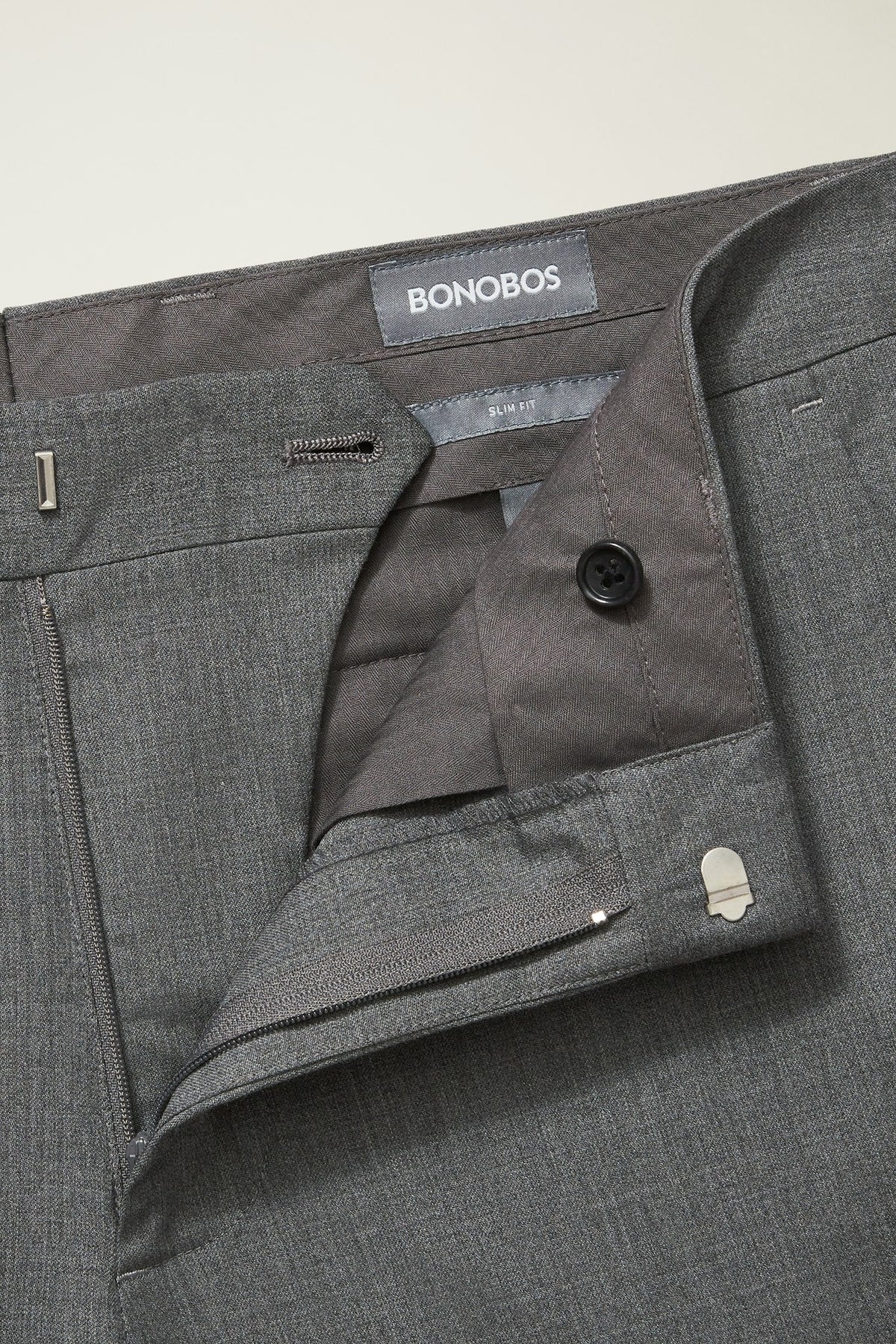 Jetsetter Unhemmed Wool Dress Pant