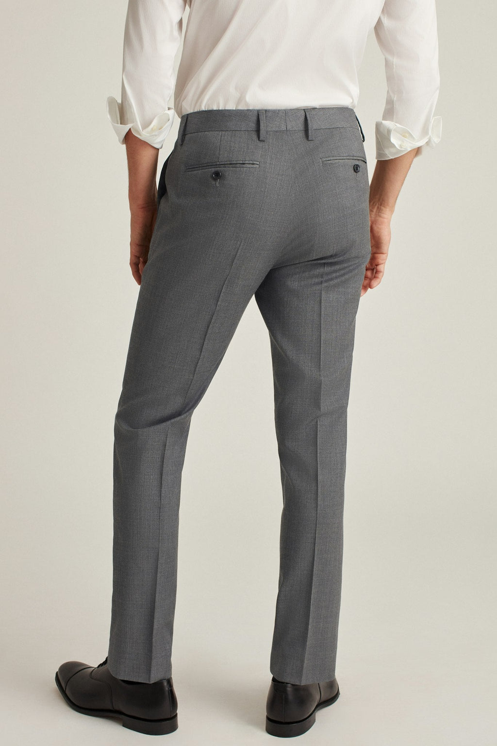 Jetsetter Unhemmed Wool Dress Pant