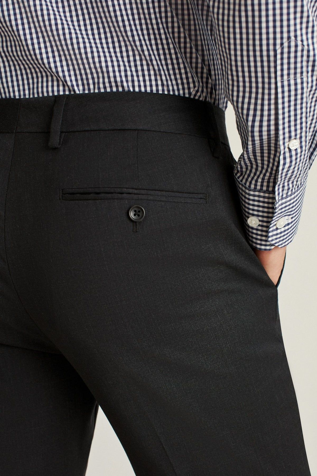 Jetsetter Unhemmed Wool Dress Pant