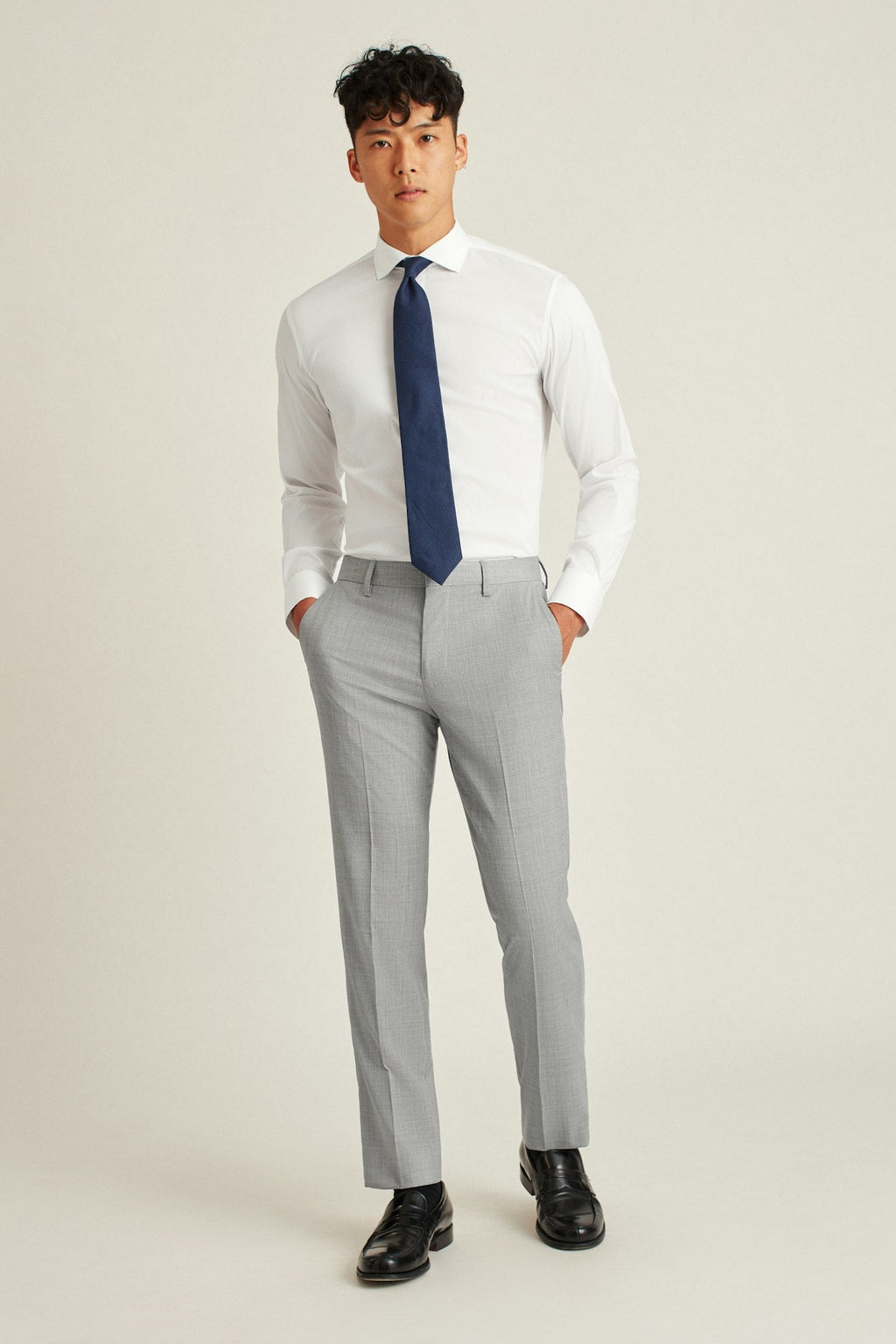 Jetsetter Unhemmed Wool Dress Pant