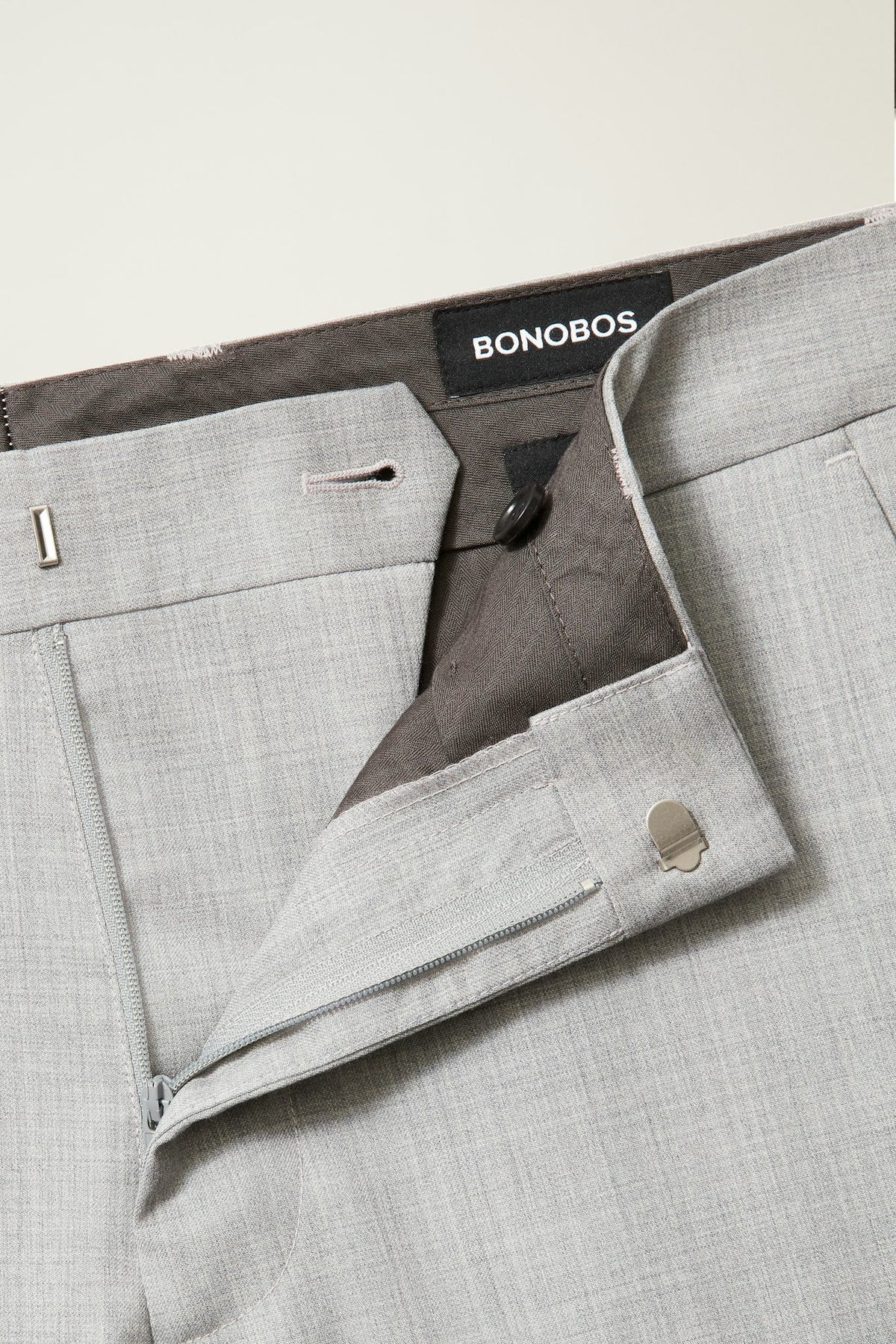 Jetsetter Unhemmed Wool Dress Pant