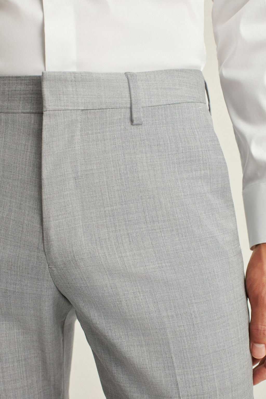Jetsetter Unhemmed Wool Dress Pant