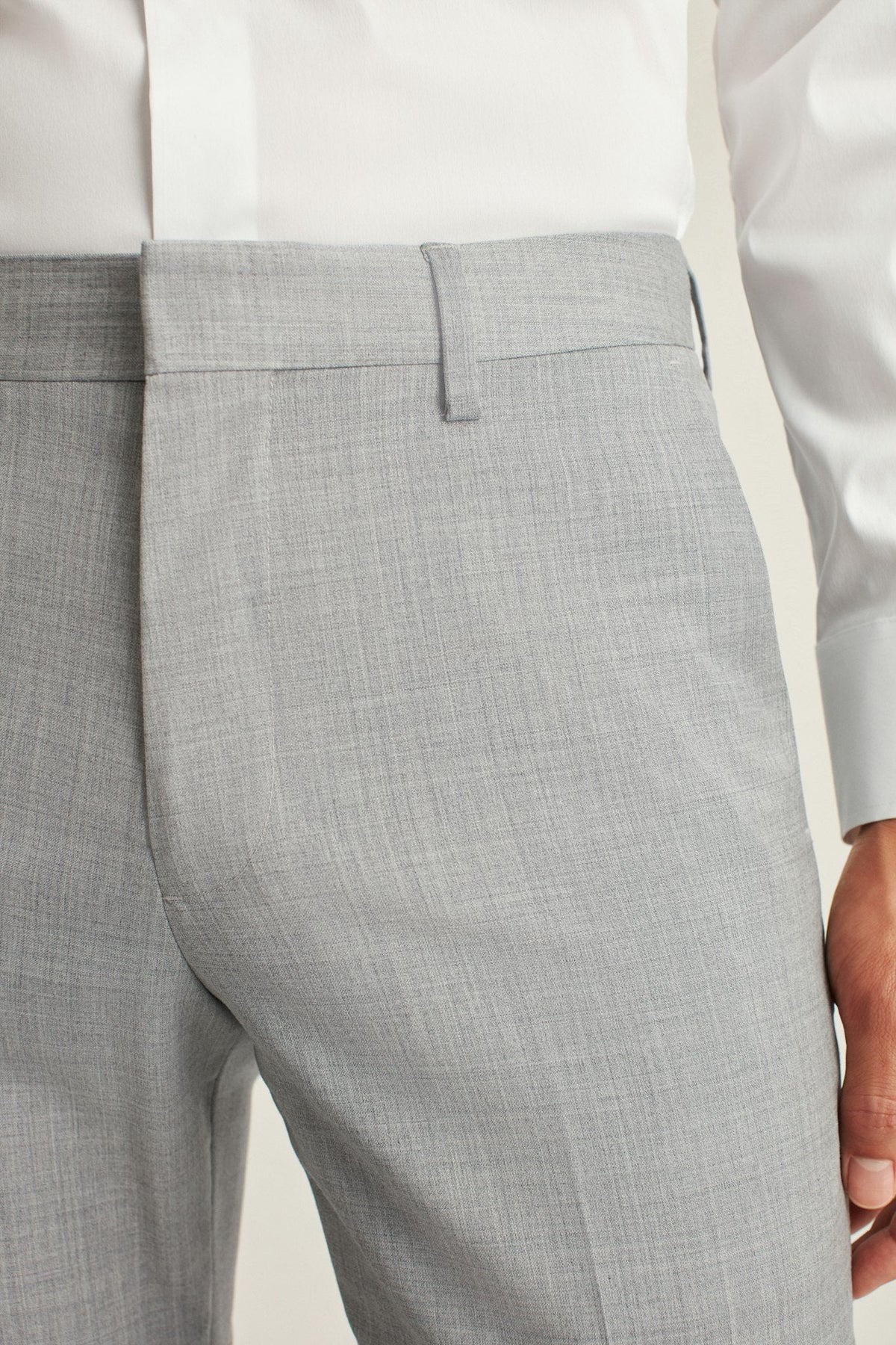 Jetsetter Unhemmed Wool Dress Pant