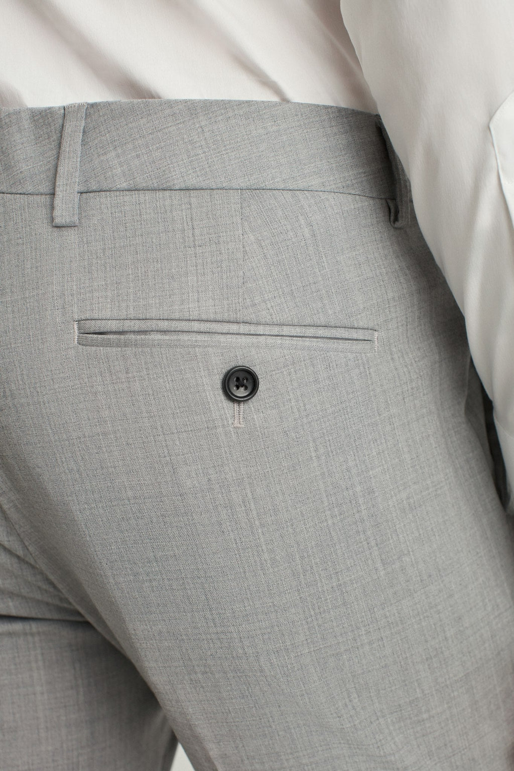 Jetsetter Unhemmed Wool Dress Pant